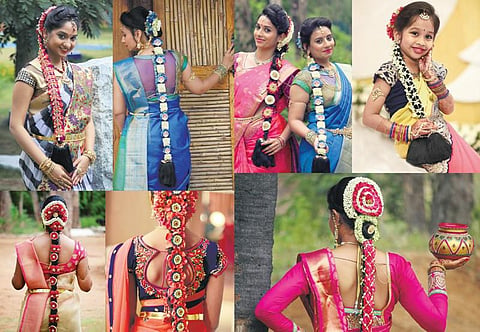 போகிற போக்கில்: அசர வைக்கும் அலங்காரப் பூ ஜடைகள்
