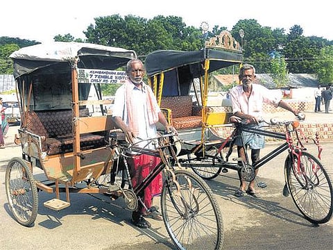‘என் பெயர் சைக்கிள் ரிக் ஷா’﻿: கும்பகோணத்தில் ஓடிய 1,500-ல் எஞ்சியது 5 மட்டுமே!﻿
