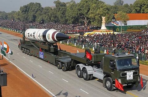 அதிநவீன அக்னி-5 ஏவுகணை﻿ சோதனை வெற்றி: 5,000 கி.மீ. பாய்ந்து சென்று தாக்கும்