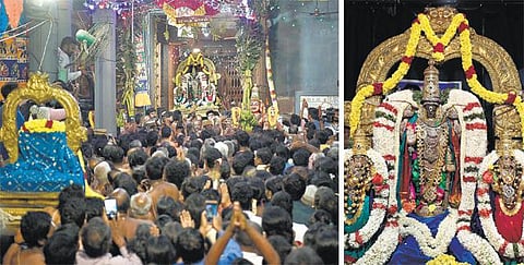 பார்த்தசாரதி கோயிலில் சொர்க்கவாசல் திறப்பு﻿: ஆயிரக்கணக்கான பக்தர்கள் தரிசனம்﻿
