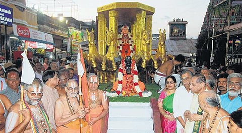 ‘ராமானுஜ தரிசனம்’ ரத யாத்திரை﻿: ஆந்திர ஆளுநர் நரசிம்மன் தொடங்கிவைத்தார்