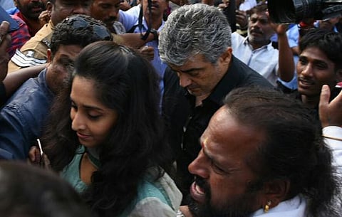 ஜல்லிக்கட்டுக்கு ஆதரவாக நடிகர் சங்கத்தின் மவுனப் போராட்டம்: அஜித் பங்கேற்பு
