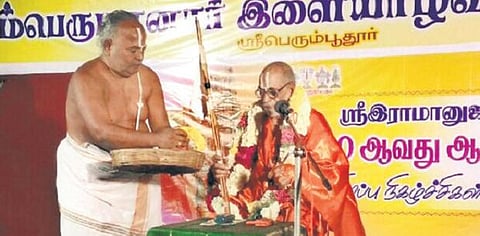 ஸ்ரீராமானுஜர் 1000-வது ஆண்டு விழாவை முன்னிட்டு ஸ்ரீபெரும்புதூரில் சிறப்பு தொடர் சொற்பொழிவு