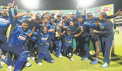 தென் ஆப்பிரிக்காவுக்கு எதிரான டி 20 தொடரை வென்றது இலங்கை