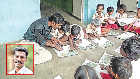 ஓவியம் கற்றுத்தர குழந்தைகளை தேடிச் செல்லும் கலைஞர்﻿: ஓராண்டில் 18 மாவட்டங்களில் 3,248 பேருக்கு பயிற்சி﻿﻿