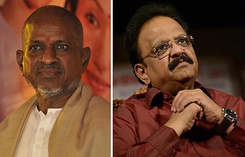 இளையராஜா தரப்பு நோட்டீஸ்: இனிமேல் இளையராஜாவின் பாடல்களைப் பாடப்போவதில்லை என எஸ்.பி.பி அறிவிப்பு