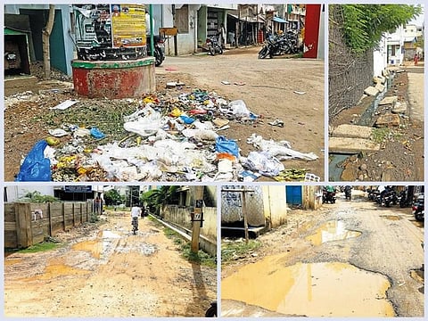 நிர்வாக சீர்கேட்டின் உச்சத்தில் திருவாரூர் நகரம்: குண்டும் குழியுமான சாலைகள், திறந்தவெளி சாக்கடைகளால் பரிதவிக்கும் பொதுமக்கள்