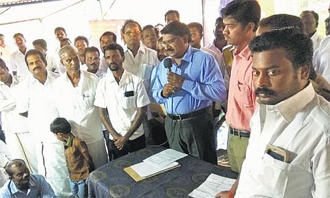ஹைட்ரோ கார்பன் திட்டத்துக்கு எதிராக﻿﻿ வடகாட்டில் நடைபெற்று வந்த போராட்டம் தற்காலிகமாக வாபஸ்﻿﻿