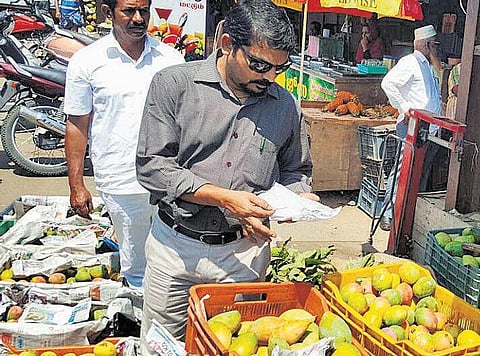 ரசாயனப் பொருட்களால் பழுக்க வைக்கப்பட்ட 5.5 டன் மாம்பழங்கள் கோவையில் பறிமுதல்﻿