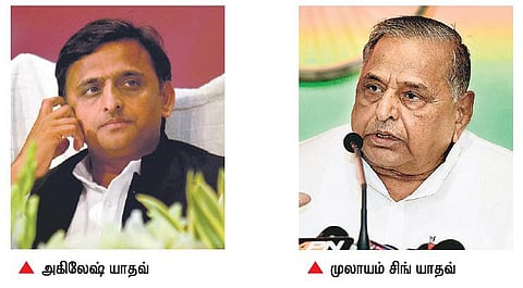 அகிலேஷ் என்னை அவமானப்படுத்தினார்﻿: மகன் மீது முலாயம் குற்றச்சாட்டு