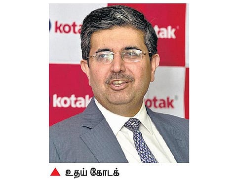 நீண்டகால அடிப்படையில் 5 வங்கிகள் மட்டுமே நிலைத்திருக்கும்: கோடக் மஹிந்திரா வங்கி துணைத் தலைவர் உதய் கோடக் கருத்து﻿