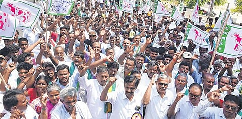 கொள்முதல் விலையை உயர்த்தக் கோரி பால் உற்பத்தியாளர்கள் சென்னையில் பேரணி﻿