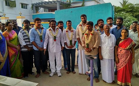 மதுர வீரன் படப்பிடிப்பை சென்னையில் விஜயகாந்த் தொடங்கி வைத்தார்