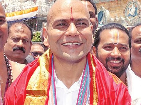 திருப்பதி தேவஸ்தான புதிய நிர்வாகி பதவியேற்பு