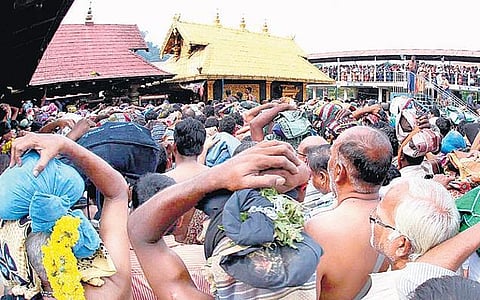 சபரிமலை கோயில் வருவாய் ரூ.244 கோடி﻿