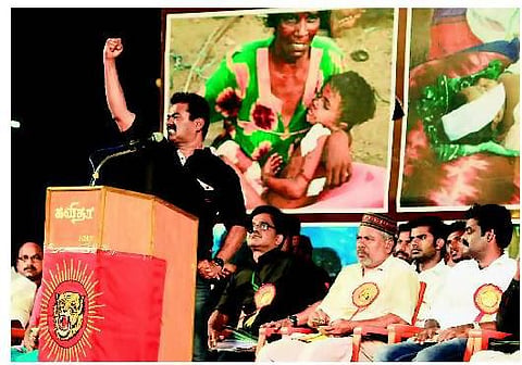 இலங்கையில் தமிழர்கள் படுகொலை சர்வதேச விசாரணை நடத்த வேண்டும்﻿: சீமான் வலியுறுத்தல்﻿