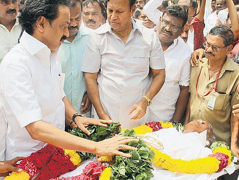திமுக மாவட்ட செயலாளர் தூத்துக்குடி என்.பெரியசாமி காலமானார்﻿: ஸ்டாலின், வைகோ அஞ்சலி; திமுக 3 நாள் துக்கம்﻿