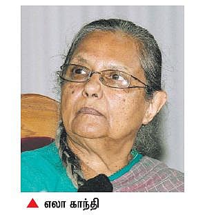 தென்ஆப்பிரிக்காவில் காந்தியின் பேத்திக்கு விருது﻿