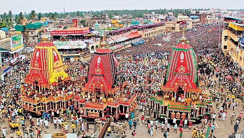 ஒடிசாவில் பலத்த பாதுகாப்புடன்﻿ புரி ஜெகந்நாதர் கோயில் ரத யாத்திரை கோலாகல தொடக்கம்﻿