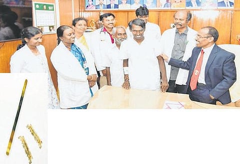 உலகில் முதல் முறையாக﻿ இளைஞரின் மூச்சுக்குழாயில் இருந்த பிளேடுகள் அகற்றம்﻿: அரசு ஸ்டான்லி மருத்துவமனை சாதனை﻿