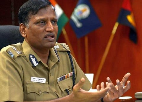 காவல் துறை மானிய கோரிக்கை: சட்டப்பேரவைக்கு டிஜிபி ராஜேந்திரன் வருகை