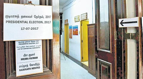 நாளை குடியரசுத் தலைவர் தேர்தல்﻿: சென்னையில் வாக்குப்பதிவு ஏற்பாடுகள் தீவிரம்﻿