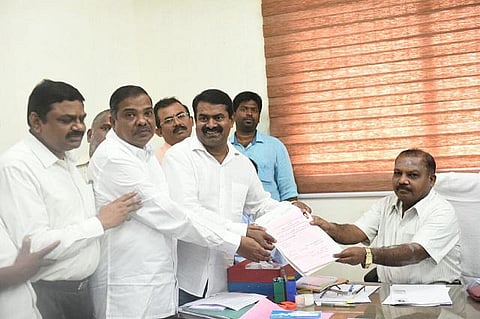 ஆர்.கே.நகரில் எங்களுக்கு யாரும் போட்டியில்லை: சீமான்
