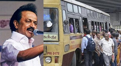 பேருந்து கட்டண உயர்வை உடனடியாகத் திரும்பப் பெற வேண்டும்: முதல்வருக்கு ஸ்டாலின் கடிதம்