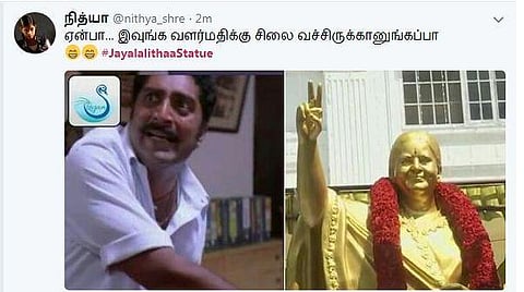 நெட்டிசன் நோட்ஸ்: ஜெயலலிதா சிலை - இதிலும் மர்மமா?
