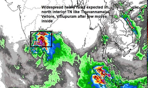 சென்னை, திருவள்ளூர், காஞ்சிபுரத்தில் இரு நாட்களுக்கு கனமழை: தமிழ்நாடு வெதர்மேன் தகவல்