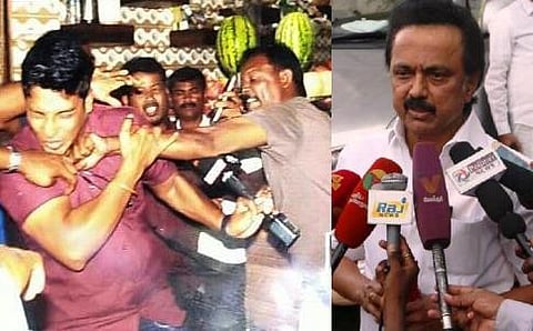 சென்னையில் செய்தியாளர் தாக்கப்பட்ட விவகாரத்தில் திமுக மீது வீண்பழி சுமத்துகிறார்கள்:  ஸ்டாலின்