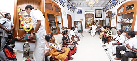 சர்வதேச மாற்றுத்திறனாளிகள் தினம்: ஸ்டாலினுடன் மாற்றுத்திறனாளிகள் சந்திப்பு