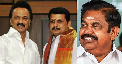 அதிமுகவில் 3,000 பேர் இணைப்பு: ﻿ஆட்சியை கவிழ்க்க சதி செய்தவர் செந்தில்பாலாஜி - ﻿முதல்வர் பழனிசாமி குற்றச்சாட்டு﻿