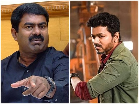 நீயெல்லாம் என் தம்பியா? - விஜய் குறித்து சீமான் பேச்சு; ரசிகர்கள் காட்டம்