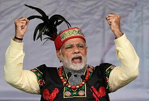 குடியுரிமை மசோதா குறித்து அவதூறு கிளப்பும் எதிர்க்கட்சிகள்: பிரதமர் மோடி சாடல்