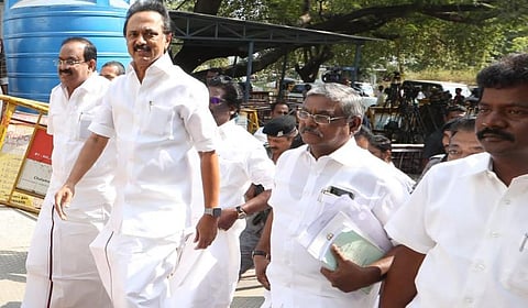 செம்மொழி தமிழாய்வு மத்திய நிறுவனத்துக்கு நிதி ஒதுக்காமல் பாஜக தமிழ் மொழிக்கு அநீதி இழைக்கிறது: ஸ்டாலின் பேச்சு