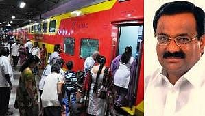 திமுக கொறடா சக்ரபாணி எம்.எல்.ஏவிடம் ஓடும் ரயிலில் திருட்டு: மர்ம நபர்கள் துணிகரம்