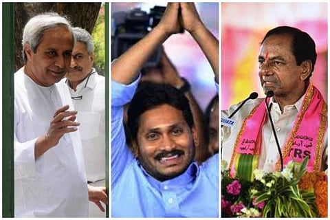குறி வைக்கும் பாஜக: ஆட்சி அமைப்பதில் துருப்புச் சீட்டுகளாக மாறும் பிஜேடி, டிஆர்எஸ், ஒய்எஸ்ஆர் கட்சி