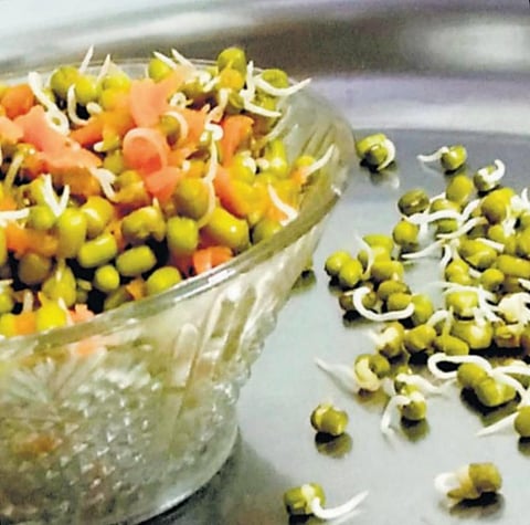 குளிர்ச்சி தரும் உணவு: முளைகட்டிய சாலட்