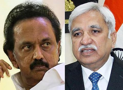 புகார் அளித்தும் டிஜிபி தொடர்கிறார்; பா.ஜ.க.கூட்டணியில் இடம்பெற்றுள்ள இன்னொரு கட்சி போல் தேர்தல் ஆணையம் செயல்படுகிறது: ஸ்டாலின்
