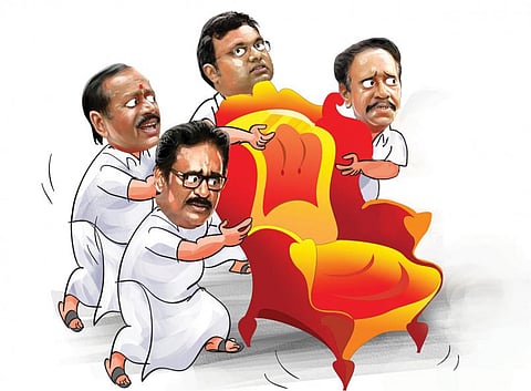 புதுக்கோட்டையும் மனக் கோட்டையும்; 
﻿‘அமைச்சராகும் கனவில்’ களம்காணும் பிரபலங்கள்