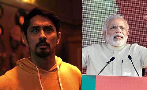 இப்படியா ஓட்டு கேட்பது? வெட்கக்கேடு! - பிரதமர் பிரச்சாரம் குறித்து சித்தார்த் சாடல்