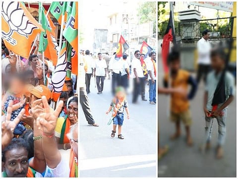 தேர்தல் பிரச்சாரங்களில் சுரண்டப்படும் குழந்தைகள் உரிமை: வாய் திறக்காத தலைவர்கள்