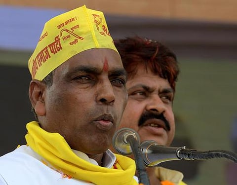 உ.பி.யில் பாஜகவிற்கு பின்னடைவு: கூட்டணியில் இருந்து விலகிய எஸ்பிஎஸ்பி கட்சி 39 தொகுதிகளில் வேட்பாளர் அறிவிப்பு