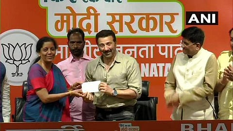 பிரபல பாலிவுட் நடிகர் சன்னி தியோல் பாஜகவில் இணைந்தார்: மீண்டும் மோடி ஆட்சி தேவை