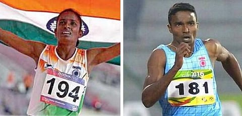 கோமதி மாரிமுத்துவுக்கு ரூ.10 லட்சம்; ஆரோக்கிய ராஜீவுக்கு ரூ.5 லட்சம் நிதியுதவி: திமுக அறிவிப்பு