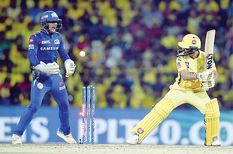 தோனி இல்லாத சிஎஸ்கே மீண்டும் தோல்வி; 
46 ரன்கள் வித்தியாசத்தில் மும்பையிடம் வீழ்ந்தது