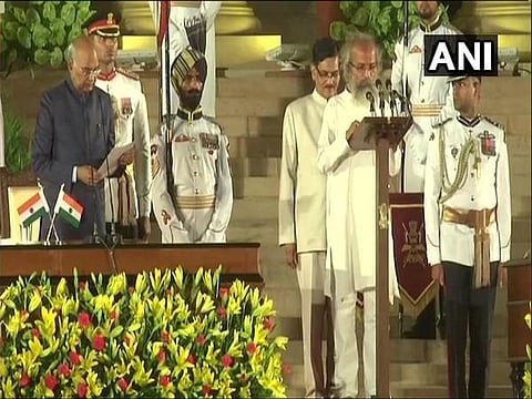 பதவிப் பிரமாண நிகழ்ச்சியில் கவனம் ஈர்த்த மினிஸ்டர் நம்பர் 56