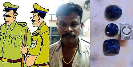 தி.நகரில் விலை உயர்ந்த வைரக்கற்களை திருடி தப்பித்து ஓட்டம்:  தானாகவே போலீஸாரிடம் சிக்கிய காமெடி