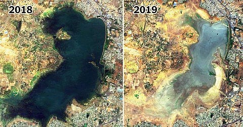 சென்னை தண்ணீர் பற்றாக்குறை எதிரொலி: சாட்டிலைட் படங்களுடன் நியூயார்க் டைம்ஸ் செய்தி வெளியீடு